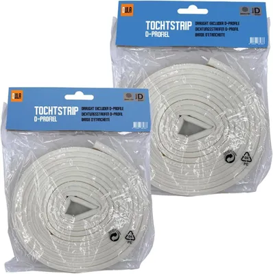 Obrázok produktu pre Samolepiace tesnenie do dverových štrbin, vodeodolné a odolné voči vetru, 20 mm x 3 m, 2 kusy, vhodné pre dverové medzery