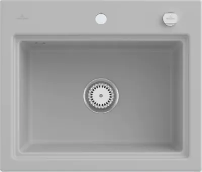 Produktbild von Villeroy & Boch Keramikspüle 336A02SM, Subway Style 60 S Einbauspüle - inkl.