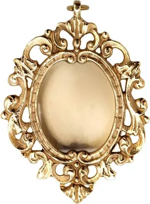 Produktbild von Wand Reliquiar Monstranz Antik Deko Haus Mini Aufhang Altar Vergoldet Neu 7659
