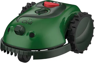 Immagine prodotto di - Rasaerba ON1008V – Altezza di taglio da 2 a 6 cm, larghezza di taglio 16 cm, funzionamento senza raccolta dell'erba, pendenza massima del 30%, colore verde