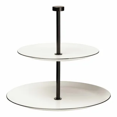 Produktbild von ASA Etagere 2-stufig, ligne noire  D. 21 cm, 26,5 cm
