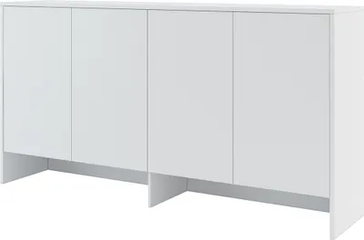 Produktbild von MEBLINI Hängeschrank für Horizontal Schrankbett Bed Concept - Wandschrank mit Ablagen und Fächern - Wandregal - BC-11 für 90x200 Horizontal - Weiß Matt