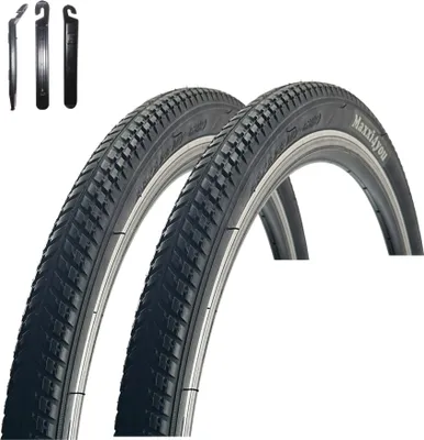 Produktbild von 2 x maxxi4you HY 136 Fahrradreifen Schwarz 47-622 (28 x 1,75) inkl. maxxi4you Reifenheber