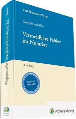 Immagine prodotto di Vermeidbare Fehler im Notariat