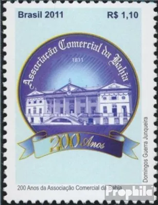 Produktbild von Briefmarken Brasilien 2011 Mi 3903 (kompl.Ausg.) postfrisch 200 Jahre Handelskammer