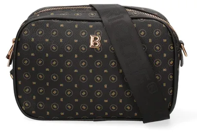 Produktbild von Bricioles Damenhandtasche, Schwarz und Braun, mit Reißverschluss, 22x15x9 cm