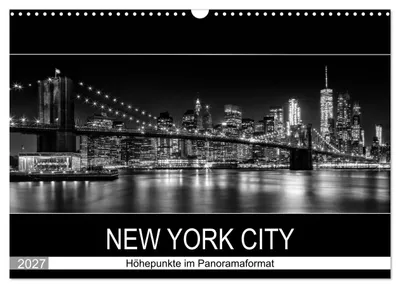 Produktbild von NEW YORK CITY Höhepunkte im Panoramaformat (Wandkalender 2027 DIN A3 quer), CALVENDO Monatskalender