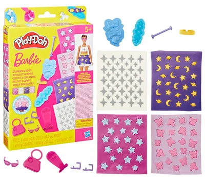 Produktbild von Play-Doh Barbie Glitzer & Edelsteine, 5 Jahr(e), Polypropylen (PP), Polyvinylchlorid (PVC)