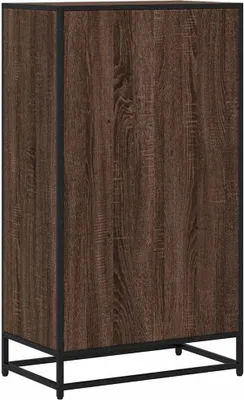 Image de vidaXL Bibliothèque marron imitation chêne 60x35x107,5 cm Matériau dérivé du bois