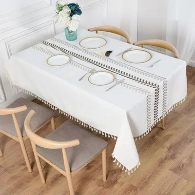 Immagine prodotto di Tovaglia decorativa con frange, stile boho 140x300