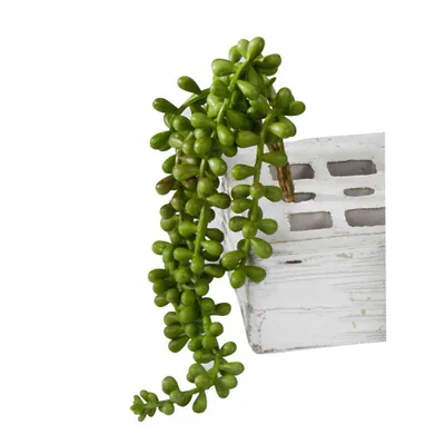 Produktbild von Deko Zweig, Hänger Agave L. 30cm grün Formano Kunstblumen