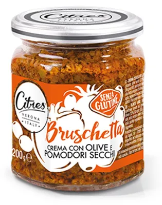 Produktbild von Bruschetta-Paste aus Oliven und Tomaten 200g - Citres