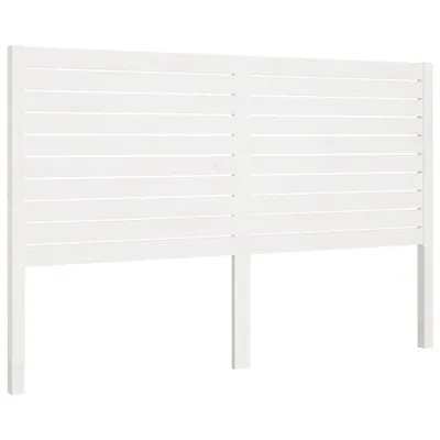 Immagine prodotto di vidaXL Testiera bianca 141x4x100 cm in legno di pino massiccio