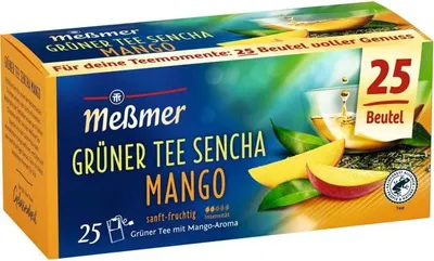 Produktbild von Meßmer Grüner Tee Sencha Mango 25er