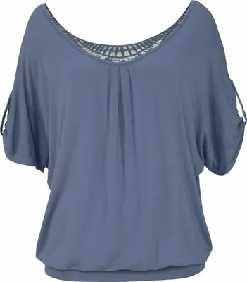 Produktbild von LASCANA Strandshirt rauchblau Größe 40/42