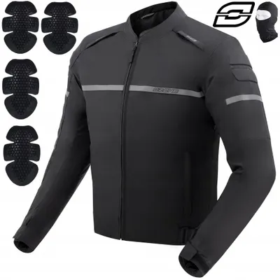 Produktbild von OZONE Rider Motorradjacke aus Textil mit wasserdichter Steppfütterung und Protektoren | Textiljacke Bikerjacke | 11XL