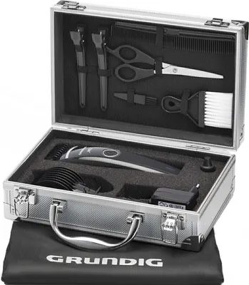 Produktbild von GRUNDIG MC 3342 Haar- und Bartschneider-Set, schwarz / silber