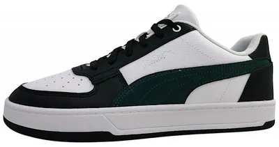 Produktbild von Puma Herren-Sneaker Weiß-Schwarz-Grün, Farbe:weiß, UK Größe:7