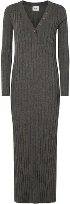 Produktbild von Pepe Jeans Izabel Langes Kleid Mit Langen ärmeln Grau S Frau Grau S
