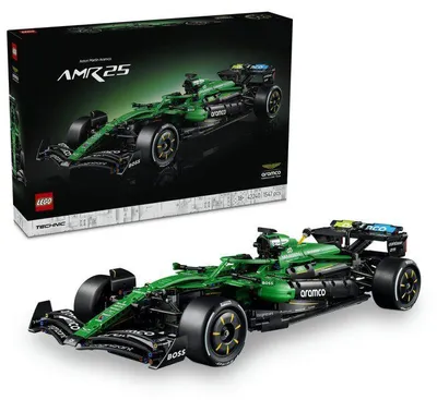 Zdjęcie produktu dla LEGO Technic 42240 Samochód Aston Martin Aramco AMR25 F1 - Zestaw dla dorosłych - Model Formuły 1