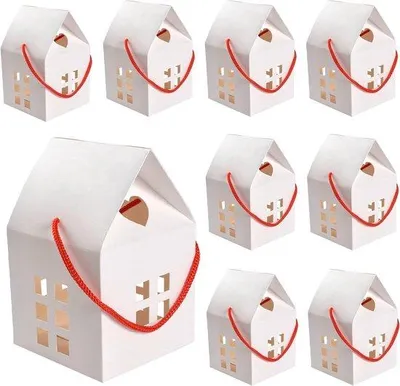 Immagine prodotto di Scatole regalo in cartone per compleanni e feste, 26 pezzi, 8x8x7,5 cm