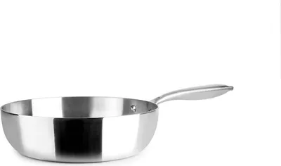 Produktbild von Ibili Triply Frittierpfanne, Edelstahl/Aluminium, 28x8 cm, silber