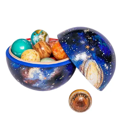 Produktbild von Sonnensystem Kosmos Lernspiel Spielzeug Planet Desktop Home Room Office Ornamente Wohndekoration,