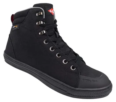 Zdjęcie produktu dla Buty robocze unisex Lee Cooper, wykonane z materiału Cordura, w stylu retro, spełniające normy bezpieczeństwa, model baseballowy, ochrona przed poślizgiem (SB/SRA)
