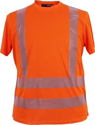 Produktbild von Übergrößen Warn-T-Shirt marc & mark Orange 8XL