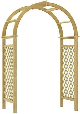 Immagine prodotto di Arco di rose in legno - Arco da giardino - Pergola in legno
