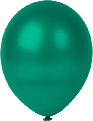 Produktbild von 50 Standard Luftballons 30 cm, Türkis metallic (glänzend)