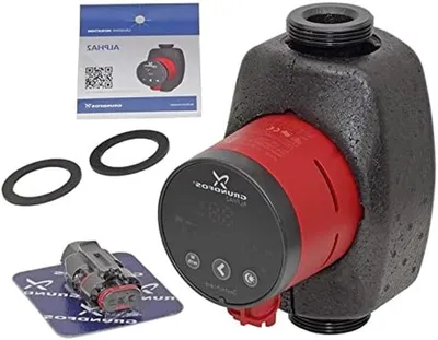 Productafbeelding van Circulatiepomp - Verwarmingspomp Waterpomp - Verwarmingssystemen Optimaliseren - Energiezuinig met AUTOADAPT - 180 mm - Grijs