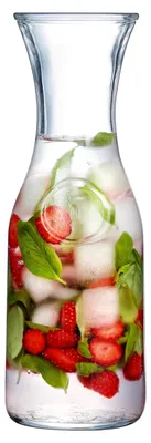 Produktbild von Bystro Karaffe, 1 Liter, Glas, transparent, 1 Stück