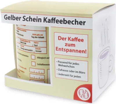 Produktbild von Kaffeebecher Gelber Schein 325ml