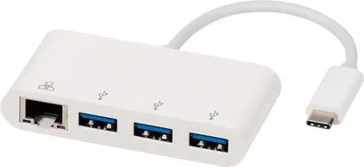 Produktbild von USB Type-C™ Netzwerk Adapter + HUB