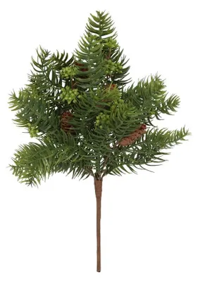 Image de Branche artificielle Hedera verte 41 x 25,4 cm