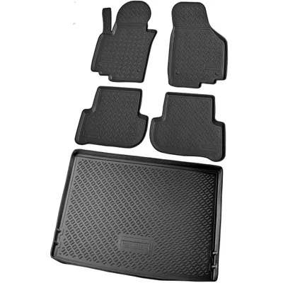 Produktbild von Fußmatten & Kofferraumwanne Set passend für  Skoda YETI | BJ 2009-2017