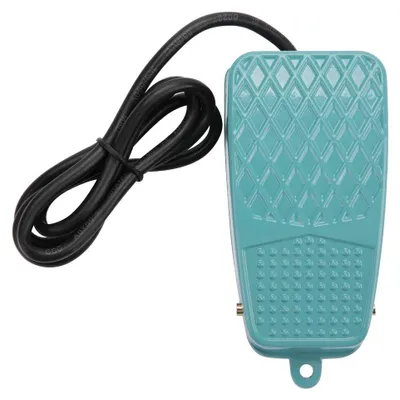 Fußpedalschalter 250V 10A, Aluminium, Momentan-Fußschalter