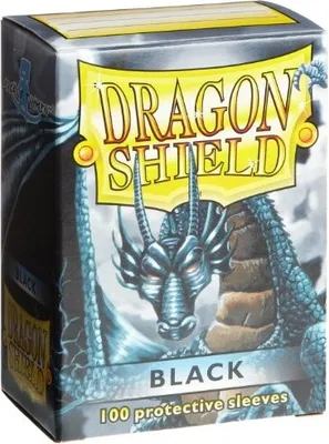 Produktbild von Dragon Shield Kartenhüllen - Schwarz - 100 Stück - Trading Cards