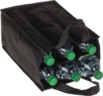 Obrázok produktu pre Vrecko na 6 fliaš, cca 28 x 17 cm, z plastu