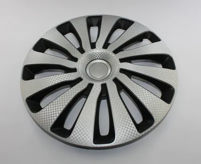Produktbild von SET Radkappen Radzierblenden 4er Satz 15 SEPANG CARBON SILVER-BLACK