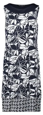 Produktbild von Kleid Kurz ohne Arm 8813 Dark Blue/Cream Größe 46