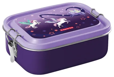 Produktbild von Step by Step Lunchbox Stainless Steel Dreamy Pegasus violett