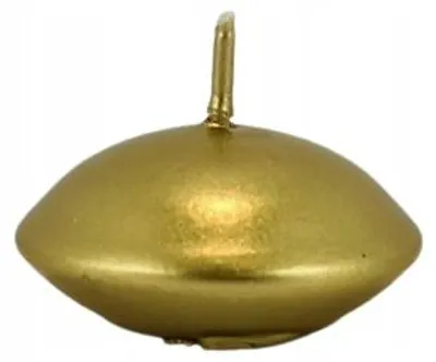Obrázok produktu pre Adpal Plávajúce sviečky Zlaté 15 ks priemer 4,5 cm