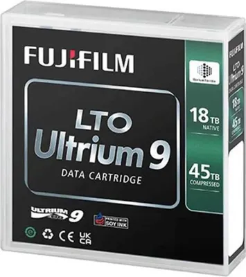 Zdjęcie produktu dla Taśma Fujifilm LTO9 Ultrium 18TB/45TB - magnetyczny nośnik danych