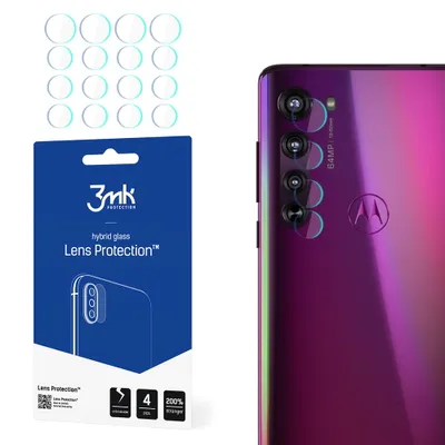 Produktbild von 3mk Hybridglas Lens Protection für Motorola Edge 5G Kamera Objektiv Kameralinse 0,16mm 6H (4 Stück)