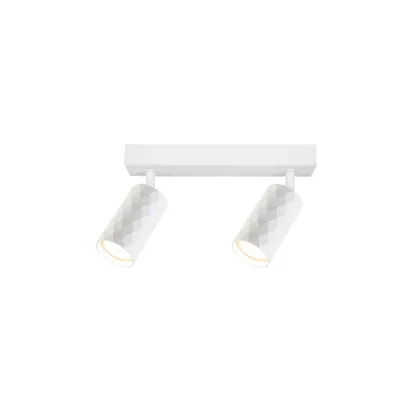 Produktbild von MasterLED Deckenstrahler LED Glamour GU10 weiß RAL9016 schwenkbar 2-flammig Metall IP20