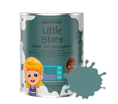 Produktbild von Little Stars Spielzeugfarbe Möbelfarbe 0,25L Rust Oleum mysteriöses Schloss