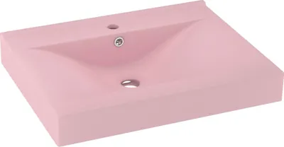 Produktbild von vidaXL Luxus-Waschbecken mit Hahnloch Matt-Rosa 60x46 cm Keramik