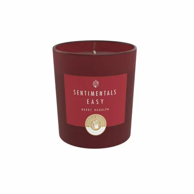 Image de Bougies parfumées Engels Sentimentals Easy dans un verre - Merry Rudolph, cire de colza, Bourgogne, 8 cm, 64000005143